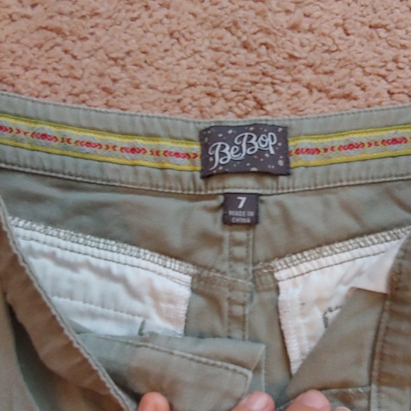 BeBop Shorts Womens Green Khaki Shorts Poshmark